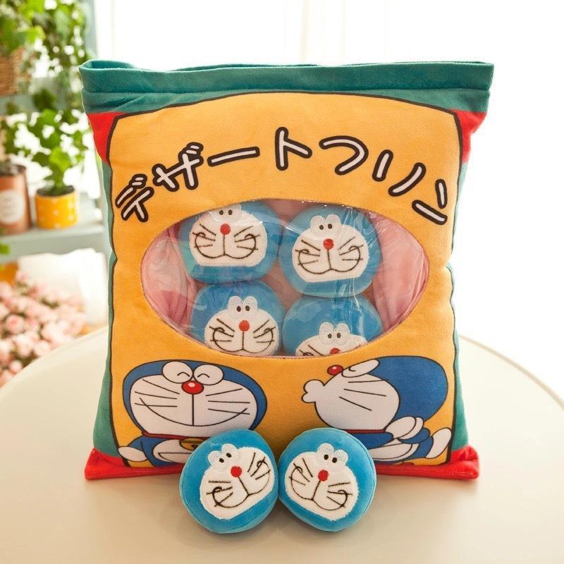 Bag Of Cheesy Puffs Pudding Cute Lot Toy Stuffed Soft Snack Plush Squishmallows Unicorn Plushie Toys Kids Women Gift Cute Animal Soft Plush