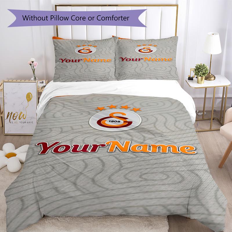 Galatasaray 153 Customize your name Bedding Set Breathable Duvet Cover with Pillowcases Home Decoration Birthday Gift