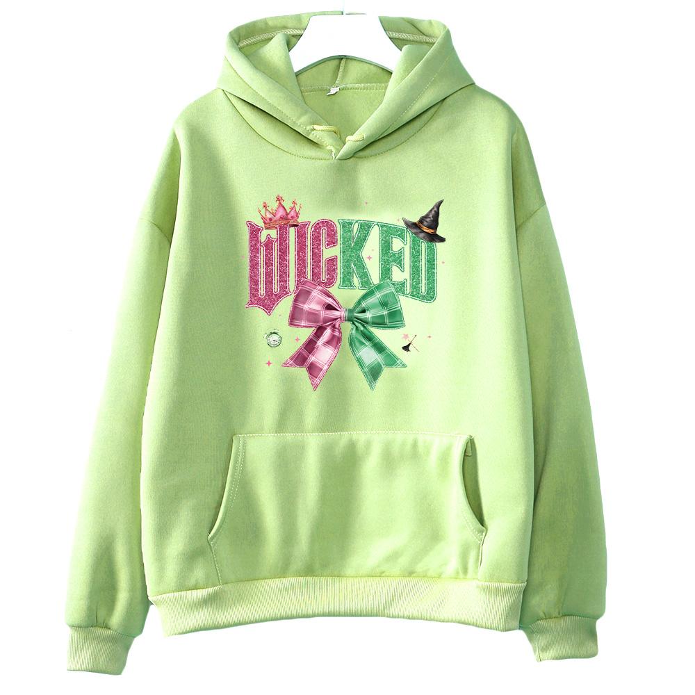 Худи Wicked for Good Худи для фанатов мюзикла Wicked Подарок на День святого Валентина Худи Мода Женская Мужская Эстетичная Осенне-зимняя Толстовка