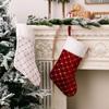 Hanging Christmas Gift Socks Pendant Xmas Gift Bag Candy Bag Christmas Stocking  Christmas Decor