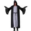 Medieval Cape Cos Grim Reaper Costume, Cape Wizard Robe, Middle Eastern Priest Costume, Halloween Costume