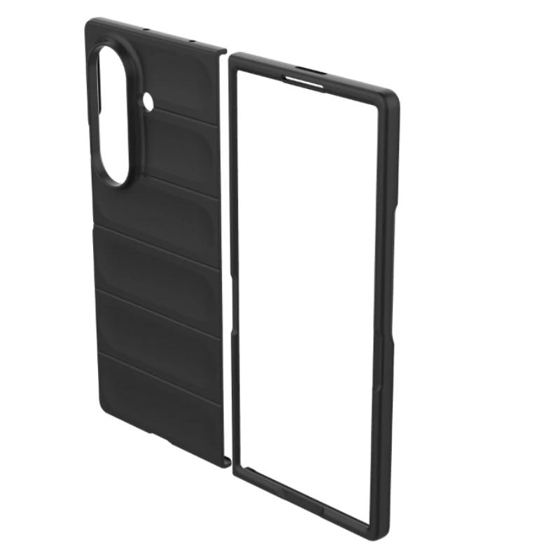 Простой Бизнес Чехол для Телефона для Samsung Galaxy Z Fold 7 6 5 4 3 Мягкий Жидкий Силикон Ощущение Голого Устройства Защита от Падения Защитная Крышка