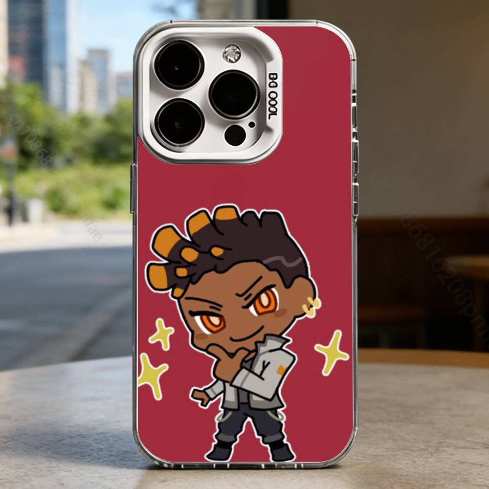 cartoon valorant Hard Phone Case for IPhone 16 15 14 13 12 11 Pro Max Plus16E X XR XS Max shockproof Full Cover