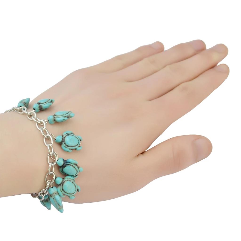 Bohemian Coin Charm Slave Bracelets For Women Vintage Silver Color Bracelet Gypsy Ethnic Tribal Festival Indian Jewelry Turkish