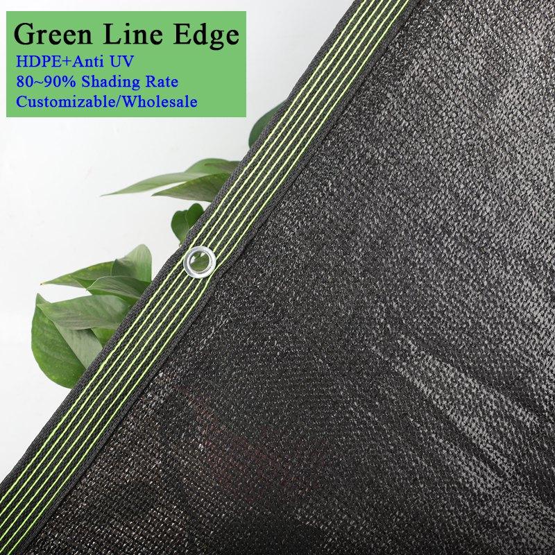 4/6/12PIN Black Sunshade Net Anti-UV Plant Cover Mesh Garden Sun Shed Gazebo Awning Outdoor Sun Shade Netting Shading 50~90%