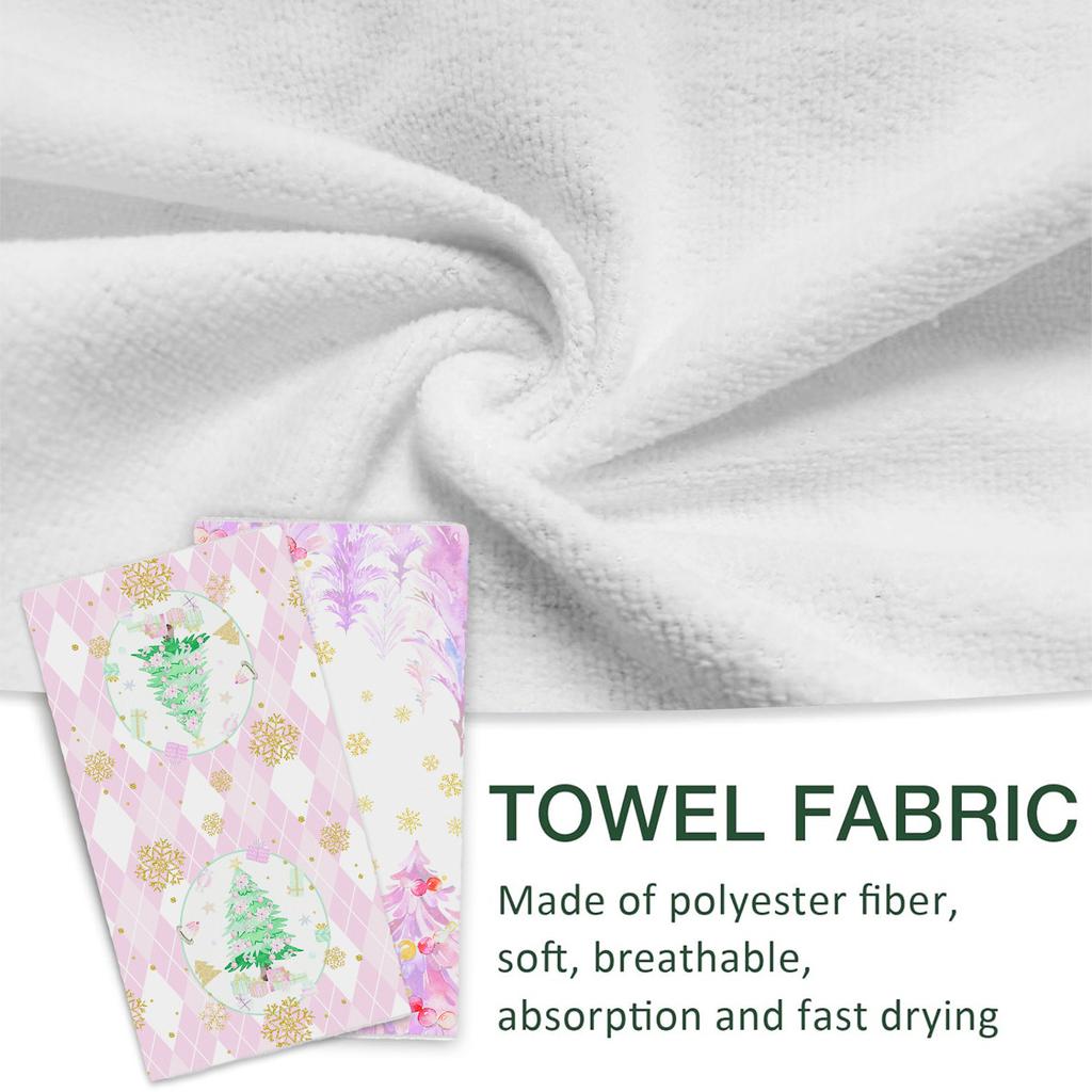 Cross-border Hot-selling Christmas Kitchen Dishwashing Towels Dream Cartoon Series Support Laitu Decorative Towels