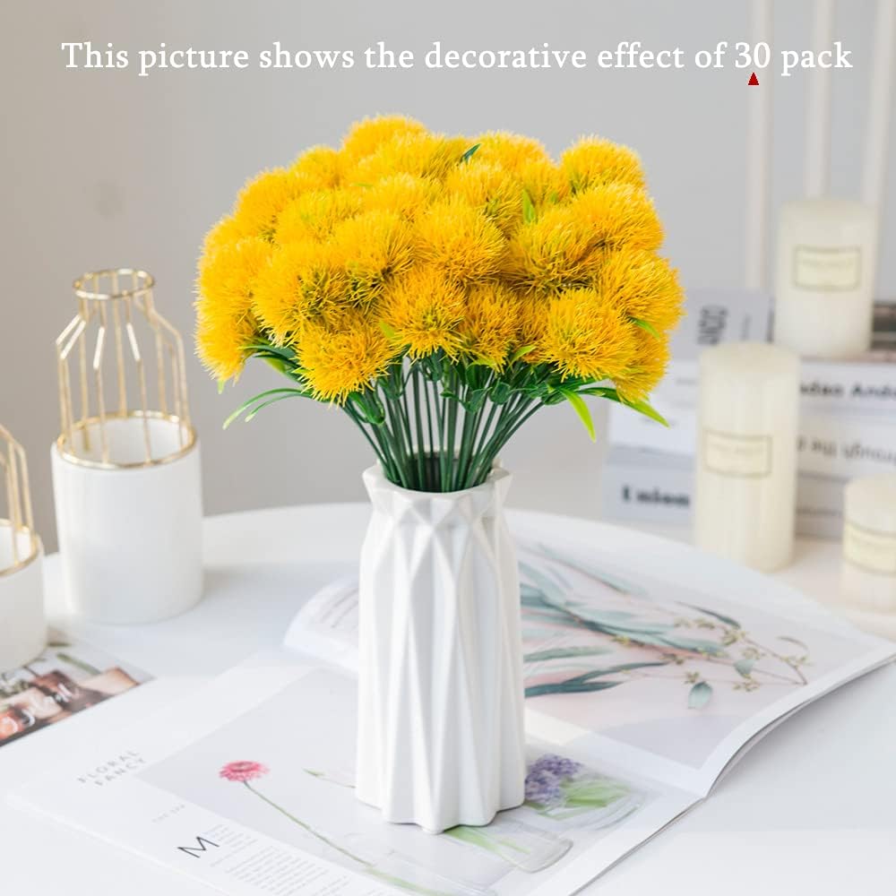 10pcs Artificial Plants Plastic Dandelion Home Room Decora Accessories Valentine's Wedding Wreath brial bouquet Flower Diy GIfts