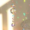 DIY Gardening Sun Catcher Shiny Crystal Wind Chime Colorful Hanging Catcher Ornaments  Window