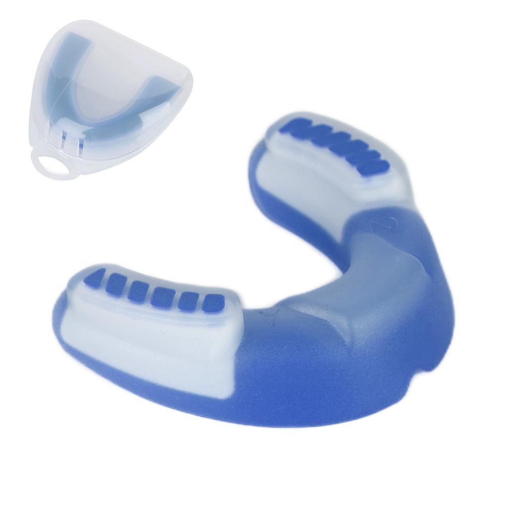 Спортивные капы Футбольные шоковые капы EVA Спортивные капы для взрослыхСиний Белый