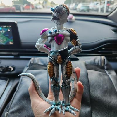 18 см В наличии Новинка Горячая Распродажа Jt Dragon Ball Фриза Руки на Механический Фриза Фигурка Настольное Украшение Подарок для Парня Круглый Сенсорный Сжимаемый