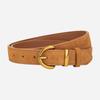 Trendy Pin Buckle Waistband Casual Business Waist Strap Women Suede Leather Belt