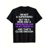 Fibromyalgia Awareness T-Shirt - Funny "I'm Not a Superhero Just a Mom with Fibro" Slogan, Fibro Warrior & Mom Support Tee, Soft Round Neck Short