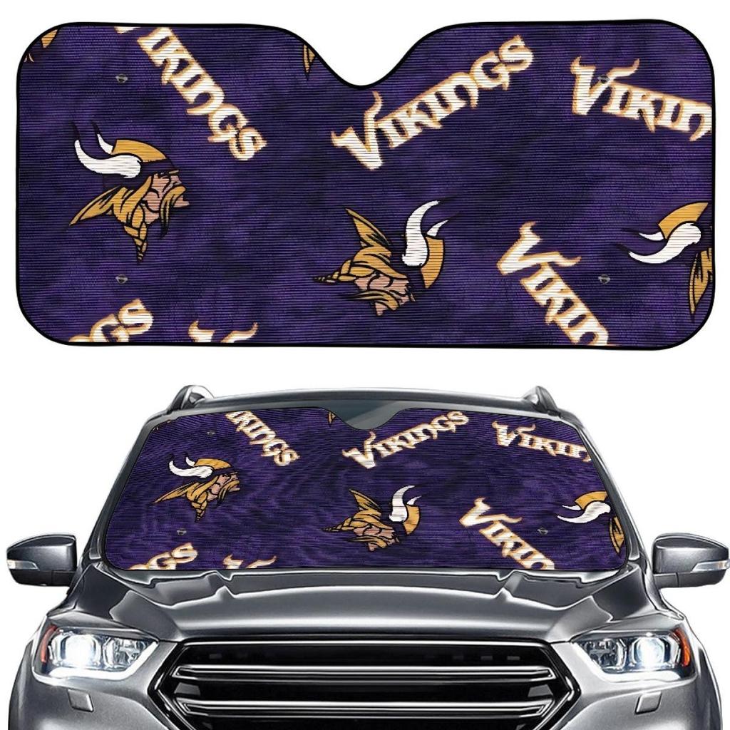 Алюминиевая фольга для лобового стекла автомобиля Minnesota Vikings