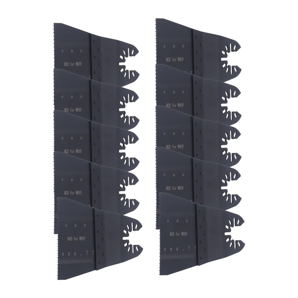 10Pcs Oscillating Tool Blades Universal Saw 65mm Fine Teeth High Carbon Steel Power Hand Tool