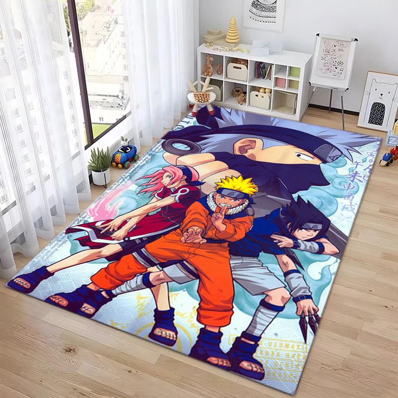 Известный ковер Узумаки Наруто из японского аниме-мультфильма NARUTO, мягкий декоративный предмет интерьера, подкладка под кресло для спальни и офиса, коврик для пикника на открытом воздухе Y12