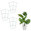 Поддержка Лесенка для Растений Цветов Колышек Стальной Зеленый 3шт