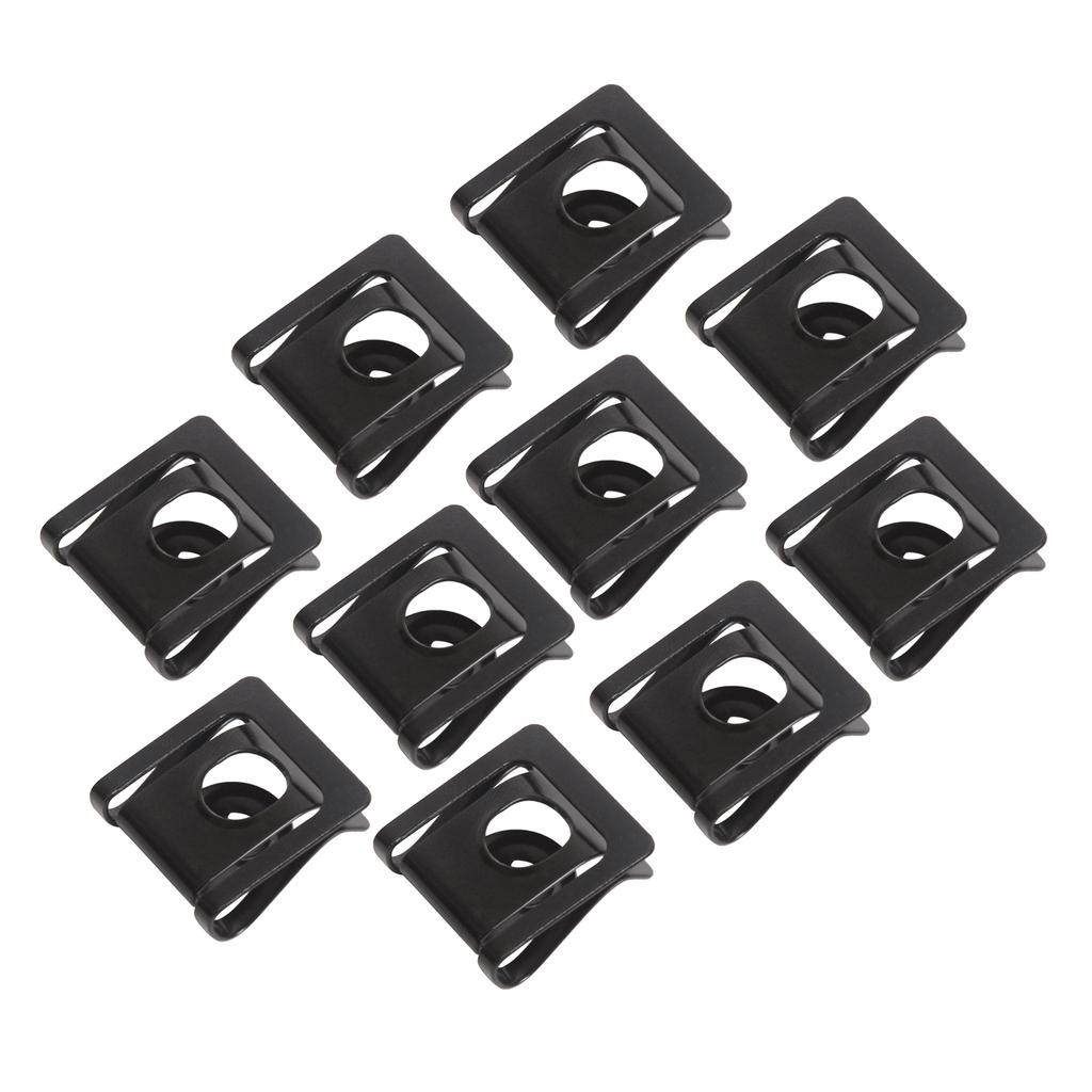 All Black 17MM Universal Race Fairing Fasteners Quick Release D-RING 1/4 Turn Motorcycle Racing Bolts Screws For Yamaha For BMW