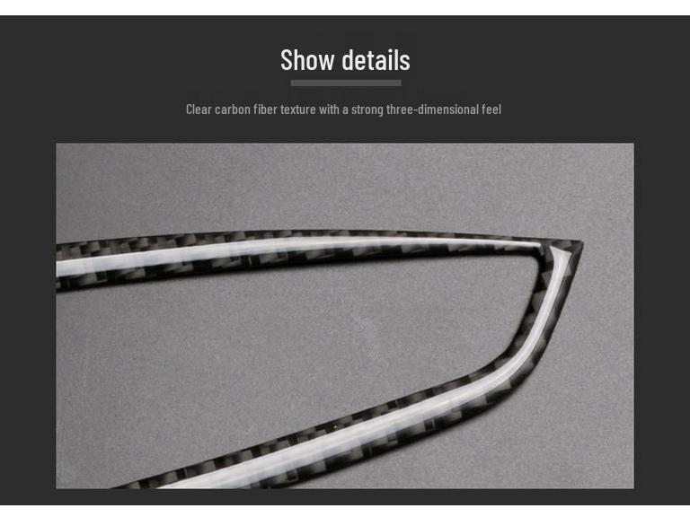 14-17 BMW X3/X4 F25/F26 Наклейка накладка на переключатель стеклоподъемника из углеродного волокна