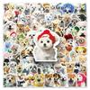 100 Cute Dog Cartoon Stickers Creative Ins Fengguka Hand Account Decoration Water Cup Mobile Phone Case Guitar Stickers