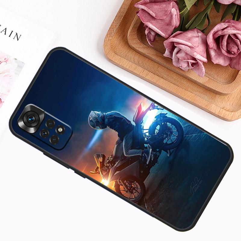 Fashion Motorcycle Man Case For Xiaomi Redmi Note 14 13 12 11 9 10 Pro 9S 10S 11S 12S Redmi 14C 13C 12C 10C Cover