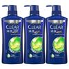 Шампунь против перхоти для мужчин Clear Men Контроль жирности (3x450г)