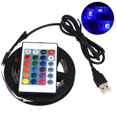 DC 5V USB Светодиодная лента 5050 RGB Водонепроницаемая Гибкая LED для Подсветки Задней Панели Телевизора 1м 30 Светодиодов