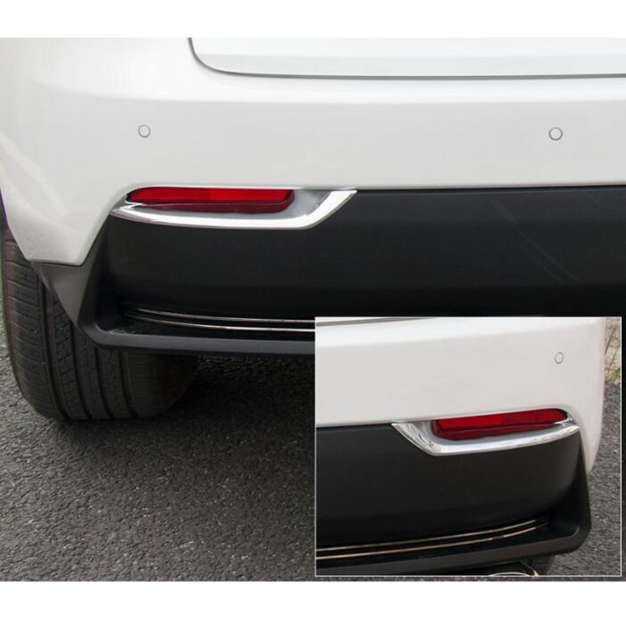 YAQUICKA Chrome ABS Авто Задний противотуманный фонарь Рамка лампы Накладка Стайлинг для Lexus NX NX200 300h 2015 2016