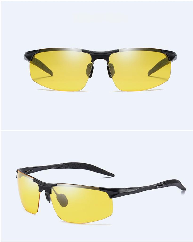 Ночные солнцезащитные очки для вождения Ночное ночное видение День и ночь Ультра УФ блики Цвет Изменение Ночь Подходит для [HouseKing] Вождение, Мужские солнцезащитные очки,