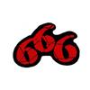 666 Sew-On Cut Out Patch