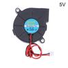 Dc 5V 12V 24V 5015 Turbo Fan Blower Extruder Radiator Diameter 5Cm High Speed Cooling Centrifugal Fan Cooling Fan