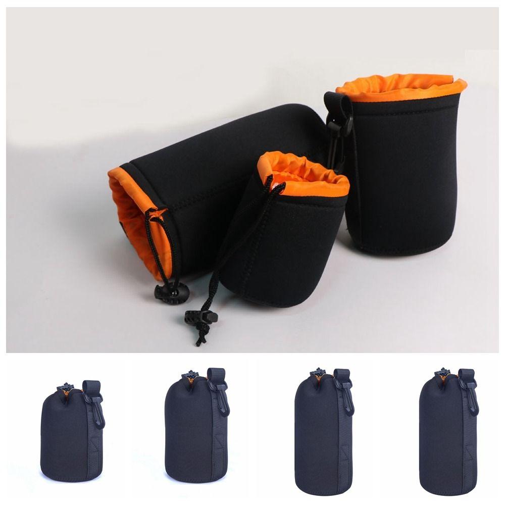 Neoprene Camera Lens Pouch Bag S/M/L/XL Waterproof Lens Bag Neoprene Lens Bag Digital SLR Camera