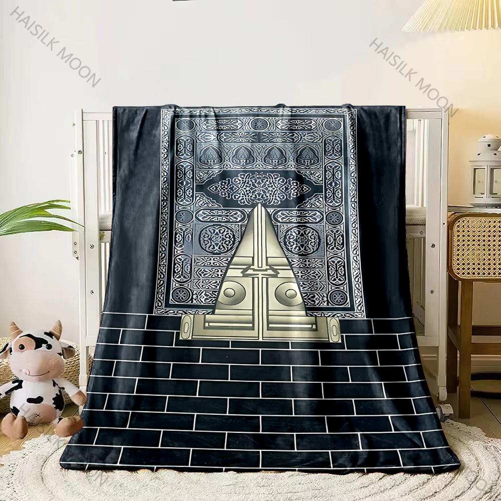 Muslim Prayer Blanket Super Comfortable and Soft Lesser Bairam Gift Blanket Fashion Bed Sofa Fashionable Leisure Picnic Blanket