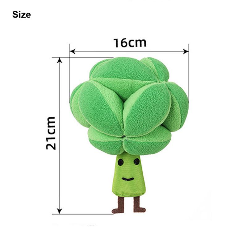 Игрушки-головоломки для собак Snuffle Broccoli, повышающие IQ, медленно раздающие кормушки, обучающие игры для домашних животных и кошек, кормление, еда, интеллектуальная игрушка