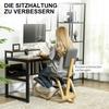 Ergonomic Kneeling Chair, Kneeling Stool Health Chair for Home, Office, Meditation, Grey