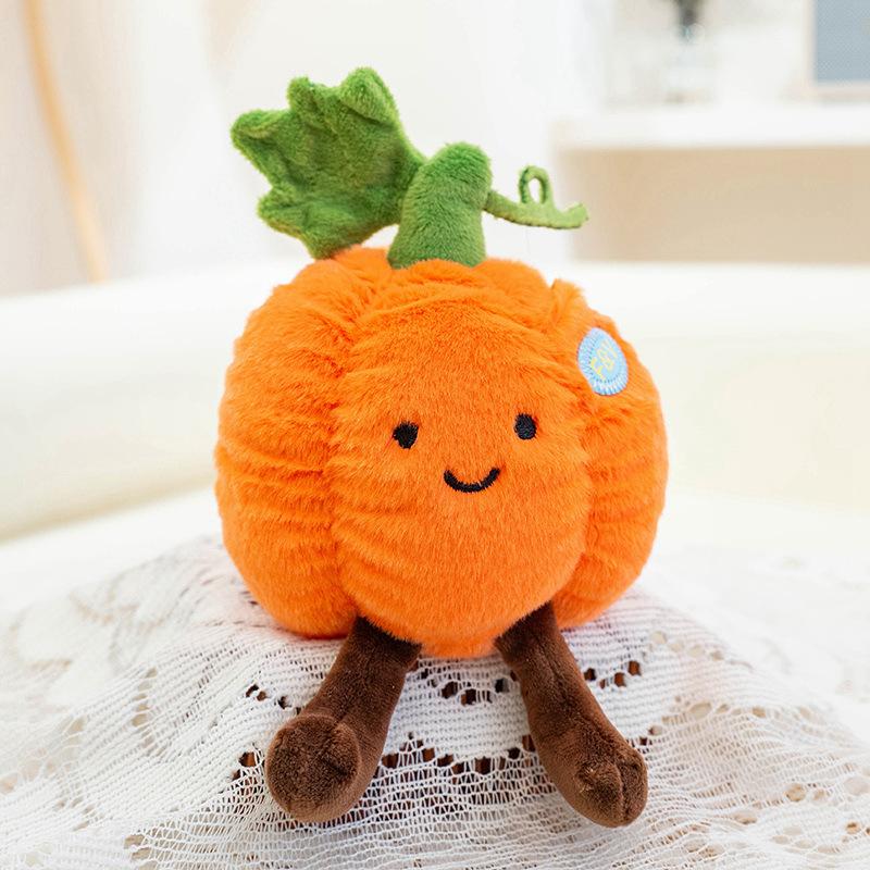 Fun Simulation Vegetable Plush Pendant Cute Vegetable Plush Doll Carrot Corn Doll Children's Gift