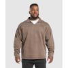 Gymshark Premium Legacy Pullover Soft Brown A1b9u Ncrd