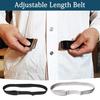 Elastic Shirt Belt Men Women Multi Holes Adjustable Length Belt Shirt Stay