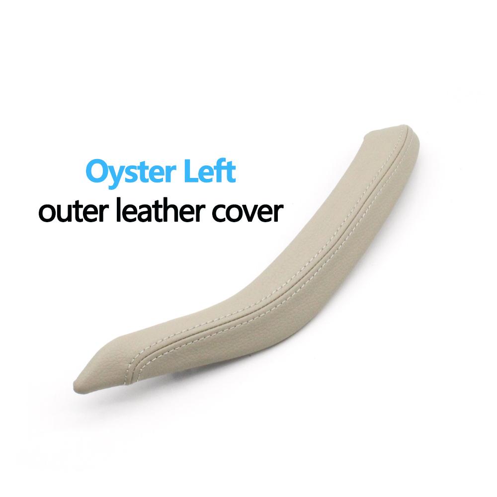 Внутренние пассажирские двери автомобиля, тянущая ручка, внешний кожаный чехол, замена для BMW X5 X6 F15 F16