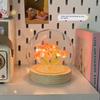Светодиодный ночник-тюльпан: Искусственный цветок для спальни, средство для сна, подарок на день рождения для нее, атмосферный светодиодный светильник для китайского Дня святого Валентина