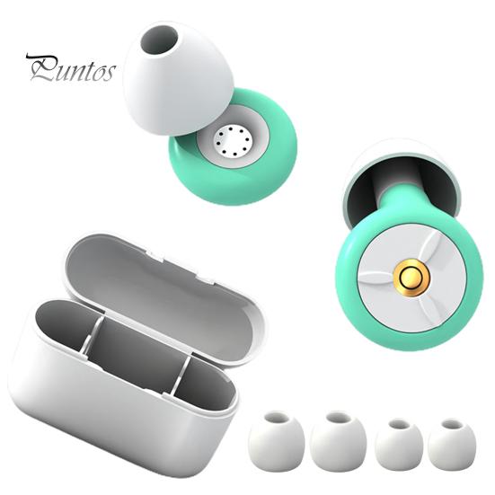 1 комплект беруш с шумоподавлением и насадками для ушей Моющиеся водонепроницаемые мягкие силиконовые многоразовые средства защиты органов слуха Работа для учебы Спящий Плавание Бесшумный