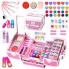 VCYCTO Игрушка для макияжа для косметики Обучающая игрушка для макияжа для начальной школы Принцесса Хранение Притворство Возрасты Подарок на поступление в школу Выпускные Набор,