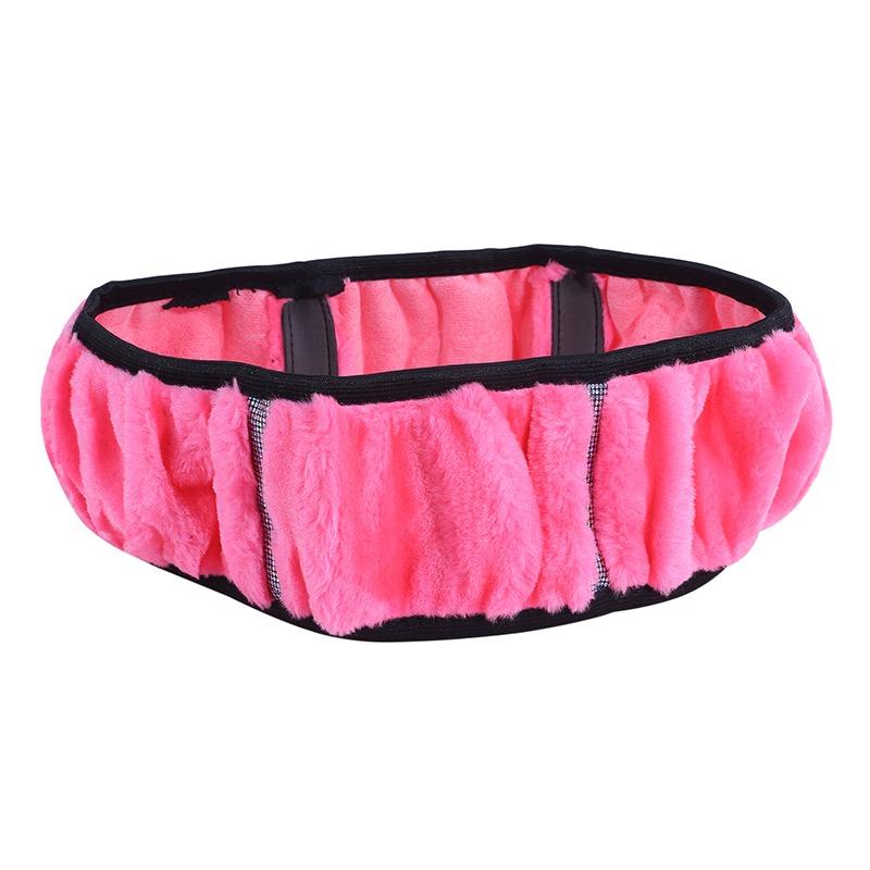 Автомобильный плюшевый чехол на руль без эластичного внутреннего кольца