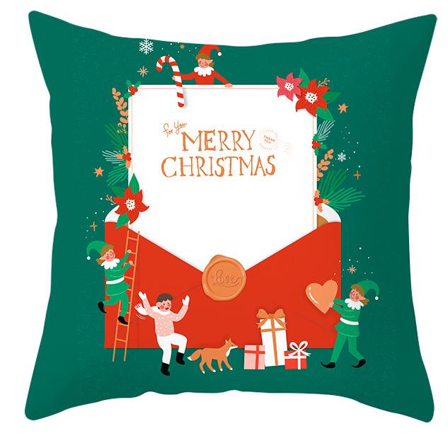 Новая Рождественская наволочка «Снеговик», Рождественская иллюстрация, Наволочка для домашней подушки