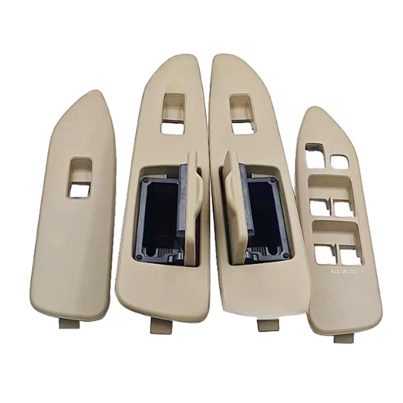 A16P-Car Window Regulator Cover For Toyota Land Cruiser FJ100 LC100 1997-2007 4Pcs/Set Glass Lift Switch Panel LHD