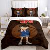 Detective Conan Mystery Print 3Pcs Bedding Setduvet Cover With 2 Bedropillowcase Home Birthday Gift