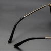 Protection Durable Portable Round Eyeglasses Computer Goggles Anti-Blue Light Glasses Metal Frame