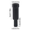 1PC Black Motorcycle Mirror Adapters 8MM Rearview Mirrors Conversion Bolt Clockwise Anti-clock Right Left Thread Accessories