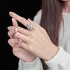 Регулируемое вращающееся кольцо-снежинка для женщин: Модное кольцо на указательный палец в стиле инфлюенсера