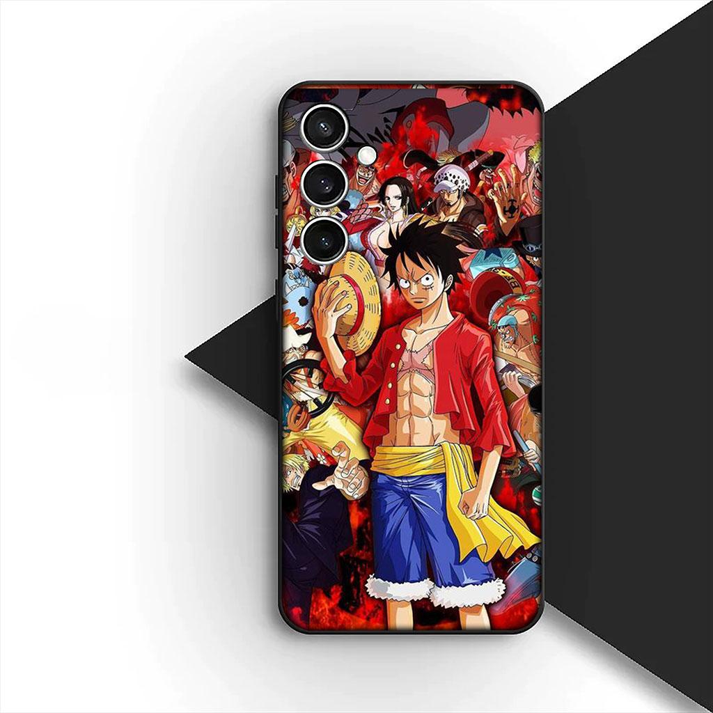 Phone Cover for Motorola Moto G86 G57 E14 E15 G14 G34 G35 G84 G24 A54 G15 Power E22 Soft Case Shanks Red Hair One Pieces Luffy