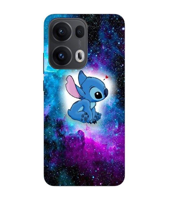 Coque Maniacase Pour Oppo Reno 13 Pro 5G Stitch ohana espace coloré